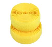 Nastro a strappo, nastro in nylon, Nastro da cucire con gancio e passante in nylon non adesivo multicolore, 25 mm x (5-25) iarde, confezione da 2(Yellow,25MM x 25 Yards)