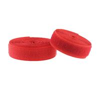 Nastro a strappo, nastro in nylon, Nastro in da cucire in nylon, larghezza 25 mm, 5-10 iarde, multicolore, confezione da 2 rotoli(Red,25MM x 5Yard)