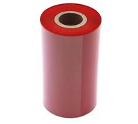 Nastro a trasferimento termico in cera rosso 110 mm x 300 m compatibile con i materiali di consumo della stampante per il codice articolo 110 mm 300 m Rosso Blu Verde Giallo Bianco(Red 110mm 300m)