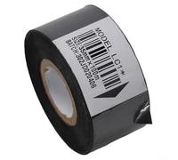 Nastro a trasferimento termico nero per codificatore data HP-241 DY-8, rotolo di codifica ad alta resa, 20 mm x 100 m, stampa trasparente su PP PE PVC (35 mm x 100 m)