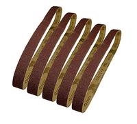 Nastro abrasivo 5 nastri abrasivi in ossido di alluminio 25x762 mm 1"x30" for utensili abrasivi, grana 60, 80, 120, 240 for levigatrice a nastro(Grit 60)