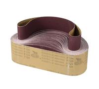 Nastro abrasivo, Nastri abrasivi 10 pezzi 75x533mm grana 80-1000 for levigatrice e utensili rotanti elettrici(600)