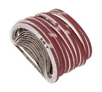 Nastro abrasivo Nastro abrasivo 10 pezzi Grana 40-600 Nastri abrasivi Nastro abrasivo Schermo abrasivo con grana 40 a 600 Panno morbido for levigatrice a nastro 9 * 533 mm. (180)