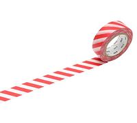 Nastro adesivo 1P Washi "Stripe rosso - rosso