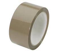 Nastro adesivo 50 mm in trasparente o marrone, colore a scelta (marrone)