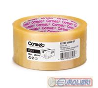 NASTRO ADESIVO 50X66 TRASPARENTE PVC 6 ROTOLI COMET
