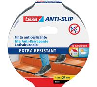 Nastro adesivo antisdrucciolo Tesa 25 mm x 10 m nero Nero