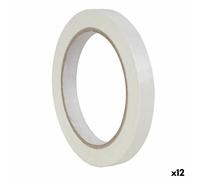 Nastro Adesivo Apli 66 m 12 mm Bianco PVC [12 Unità]