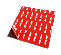 Nastro adesivo biadesivo, impermeabile, multifunzionale, per fissaggio auto, casa, ufficio, metallo, vetro, alluminio, decorazione, in VHB 3M 5952 (5 Piece 100 x 100mm)