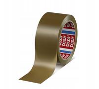 Nastro adesivo da imballaggio TESA in PVC, resistente, largo, marrone, 66 m x 50