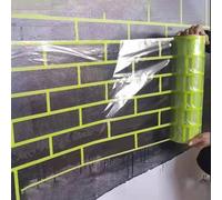 Nastro Adesivo Decorativo Con Motivo A Griglia, Finto Mattone, Per Progetti