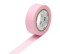 Nastro adesivo decorativo monocolore - Rosa - 1,5 cm x 7 m