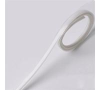 Nastro adesivo for modanature e pareti, stacca attacca, striscia di mastice autoadesiva for a quarto cerchio, 16,4 piedi, 0,31-0,59 pollici, multicolore(White)