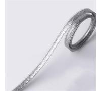 Nastro adesivo for modanature e pareti, stacca attacca, striscia di mastice autoadesiva for a quarto cerchio, 16,4 piedi, 0,31-0,59 pollici, multicolore(Silver)