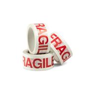 Nastro adesivo FRAGILE 12 pezzi imballaggio 50x66 pacchi spedizioni scatole