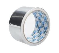 Nastro adesivo in alluminio 50 mm x 10 m per riparazioni, isolamento e protezione delle superfici.