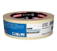 Nastro adesivo in carta solvente 50 mm x 50 m bianco Bianco
