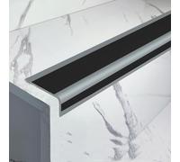 Nastro adesivo in gomma vinilica per scale interne/esterne, 6 x 3 cm, antiscivolo, per gradini di sicurezza