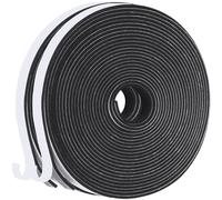 Nastro adesivo in schiuma per porte e finestre, 12 m, 6 mm (larghezza) x 1,5 mm (spessore), guarnizione per porte e finestre, striscia per isolamento acustico (2 x 6 m ciascuno)