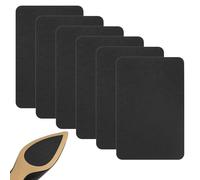 Nastro adesivo in schiuma per tastiera, 6 cuscinetti in gomma nera, autoadesivi, adatti per maniglie fai da te, superfici, pavimenti e articoli per la casa (nero)