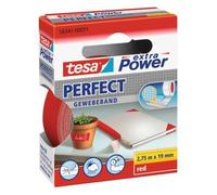 Nastro adesivo in tela tesa extra PowerÂ®Perfect plastificato 19 mm x 2,75 m rosso - 56341-00031-03 NEW