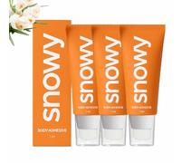 Nastro adesivo invisibile Snowy Body per fissare il collare basso, resistente al sudore e con forte potere adesivo, colla per parrucche antiscivolo, facile da usare e rimuovere