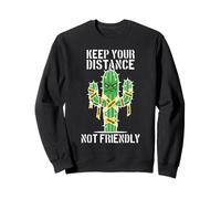 Nastro Adesivo «Keep Your Distance Not Friendly Grumpy Cactus» Felpa