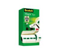 Nastro adesivo Scotch Magic 810 - invisibile - permanente - 19 mm x 33 mt - trasparente - Scotch - Multi Pack 12+2 rotol