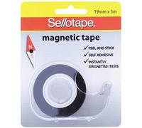 Nastro adesivo magnetico su dispenser 19 mm x 3 m, forte supporto autoadesivo