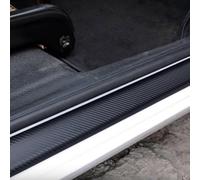 Nastro adesivo per battitacco auto, in fibra di carbonio, antigraffio, anti collisione, impermeabile, per portiere, davanzali, specchietti laterali, bagagliaio (7 cm x 3 m)
