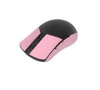 Nastro adesivo per mouse compatibile con ASUS ROG Gladius III, resistente al sudore, presa a prova di sudore, copertura protettiva, metà pelle scamosciata rosa