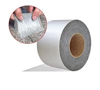 Nastro adesivo per riparazioni fai da te, resistente alle alte temperature, impermeabile, in lamina di alluminio e butilico, nastro adesivo per riparazione di tubi da tetto da 5-10 m, 3 m x 5 cm