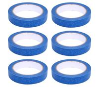 Nastro Adesivo per Vernice Blu Versatile e Conveniente Ideale per Decorazioni Artistiche e Artigianali, Rotoli da 20 Mm X 30 M, Confezione da 3 (6 rotoli)