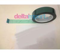 Nastro Adesivo per Verniciatura a Polvere 25 mm x 66 m colore VERDE 200°C