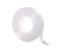 Nastro adesivo resistente impermeabile, trasparente, riutilizzabile su entrambi i lati, senza lasciare traccia, 1 m, creativo e utile, professionale