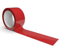 NASTRO ADESIVO ROSSO 1 ROTOLO 50mm x 66 Mt ALTA QUALITA' DA IMBALLO RED