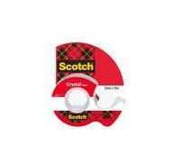 Nastro adesivo Scotch Crystal 12 mm x 10 m - Include dispenser - Super trasparente