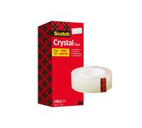Nastri adesivi invisibili Scotch® Crystal - 164092 Nastri adesivi invisibili torre con formato 19 mm X 33 m in confezione da 7 Pz.