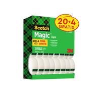 Nastro adesivo Scotch® Magic 810 19 mm x 33 m trasparente opaco Value Pack 20 r