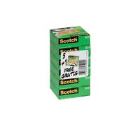 Nastro adesivo Scotch Magic 810 - permanente - 19 mm x 33 mt - trasparente - Scotch - Promo Pack 5+1 rotoli