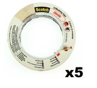 Scozzese Nastro Adesivo Originale Pittura Casa Pittori 24mm X 50m 5 Rotoli