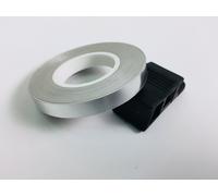 NASTRO ADESIVO STRISCE CROMATO RUOTE CERCHI AUTO MOTO CHAFT 7 mm