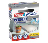 Nastro adesivo telato Tesa Extra Power Perfect 19 mm x 2,75 m grigio Grigio