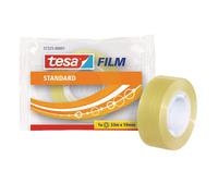 TESA - 57225-00001-02 - Nastro adesivo Tesafilm - confezionato singolarmente - 33 m x 1,9 cm - trasparente - Tesa - 95040 - Conf. da 24 Pz. - 57225-00001-02