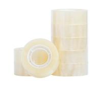 Nastro adesivo trasparente Q-Connect in PP 19 mm x 33 m - conf. 8 rotoli - KF27013