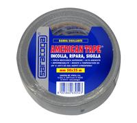 Nastro Americano American Tape Incolla ripara Sigilla Colore Grigio 25 m x 50 mm - Saratoga