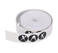 Nastro AntiGraffio per la Testa della Racchetta da Tennis Protezione del Telaio Durevole per la Protezione della Testa della Racchetta Adatto per Giocatori di Tennis Materiale PU (White)