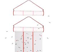 Nastro antimosche, confezione da 2 rotoli di trappole adesive per mosche d | Forte rivestimento adesivo, cattura i voli comuni, ideale per la casa e il giardino