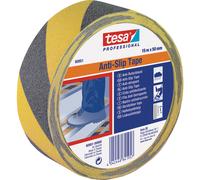 TESA - Nastro di segnaletica antiscivolo per pavimenti Spessore 0,72 mm, Modello: B/Y - B/Y