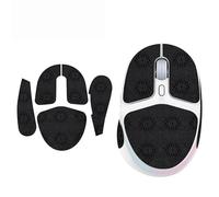 Nastro antiscivolo antiscivolo per mouse Logitech G705, assorbe il sudore, metà fiocco di neve nero